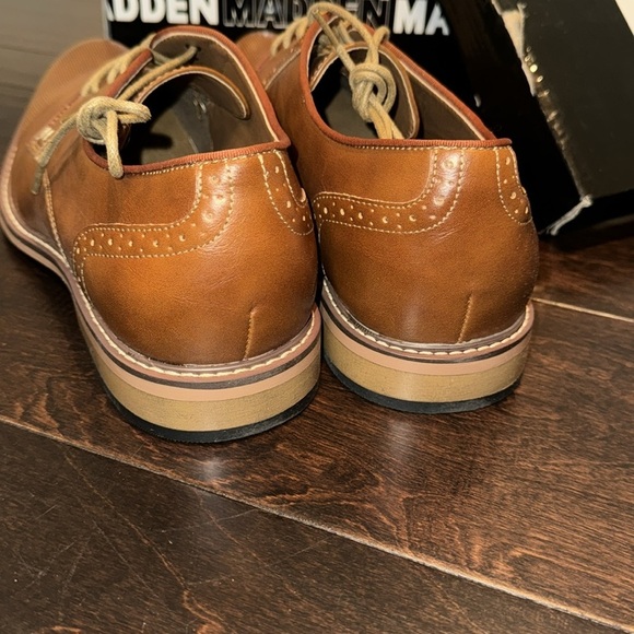 Madden men’s amit6 cognac Oxford loafer NIB 12